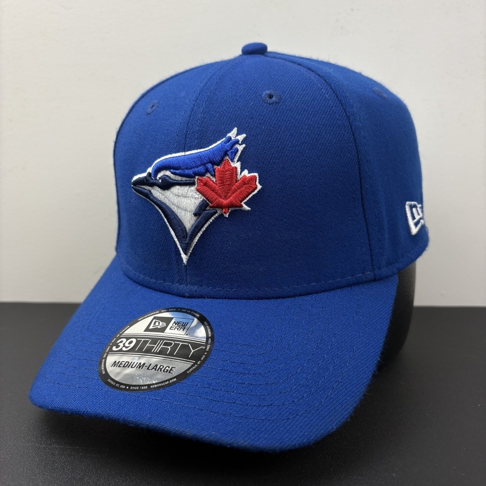 Toronto Blue Jays New Era 39THIRTY Stretch Fit Hat Royal Blue Cap M/L MLB